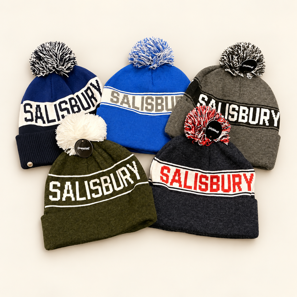 Imperial Salisbury Pom-Pom Woolly Hat